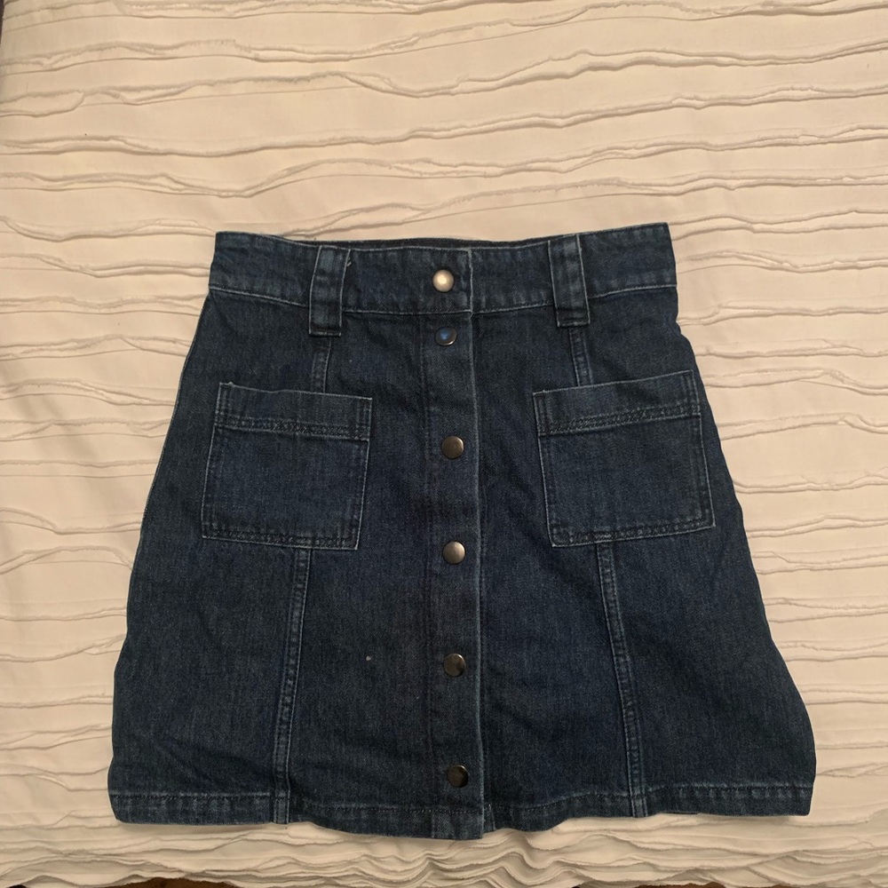 & Other Stories Denim Mini Skirt